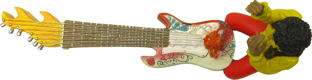 ジミ•ヘンドリックス　collectible insence burner Amazon.com: Jimi Hendrix - Burning Guitar - Incense Burner
